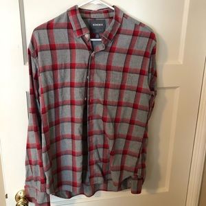 Bonobos plaid shirt L